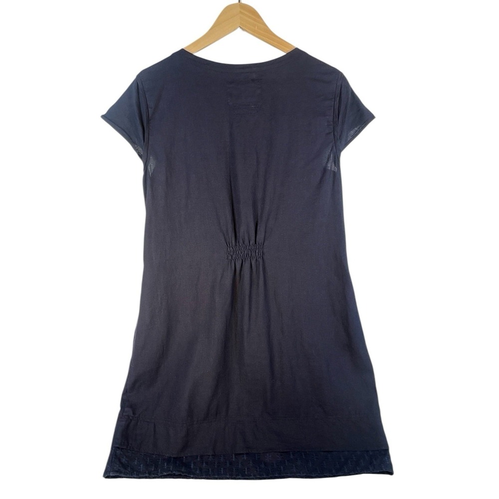 Malvin I Love Linen Women's Size 10/L Blue Shift Dress Pockets Cap Sleeve - Picture 3 of 5